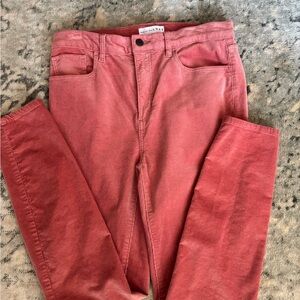 Loft high waisted corduroy slim  jeans